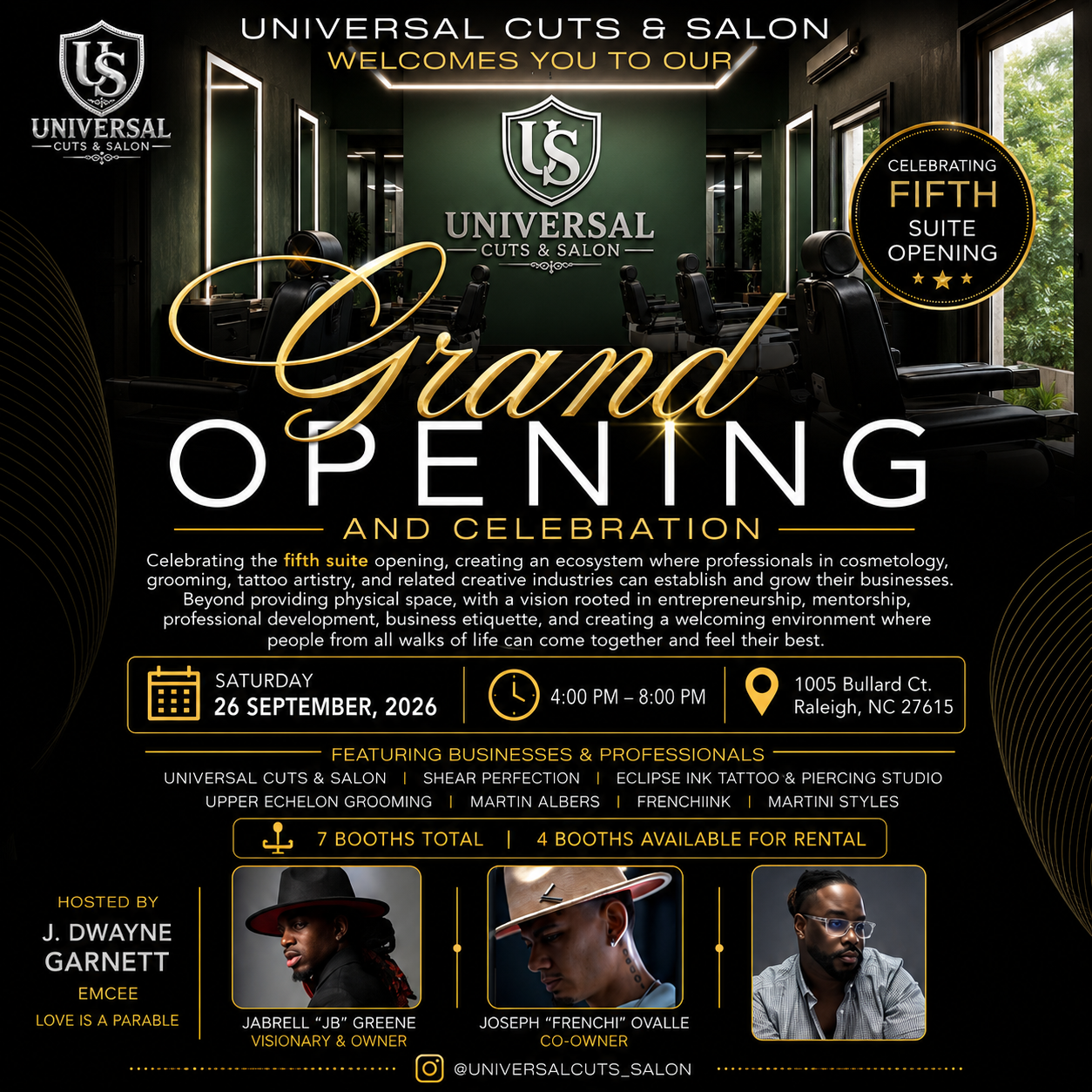 Universal Cuts &amp; Salon Grand Opening
