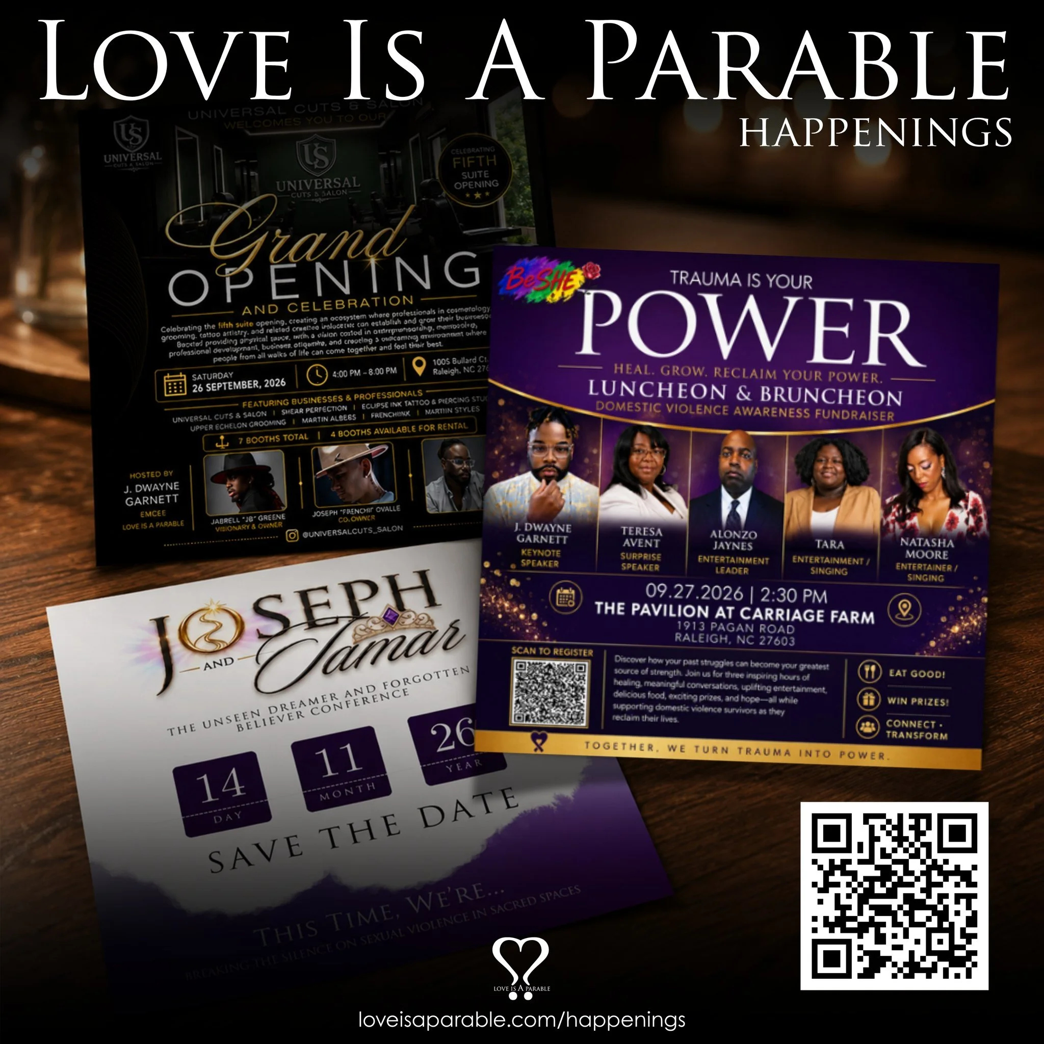 Love Is A Parable Happenings

There are so many ways to engage with Love Is A Parable, and attending our events is one of them.

Our Happenings page is more than an events calendar. It is a firsthand opportunity to see value-based education, communit