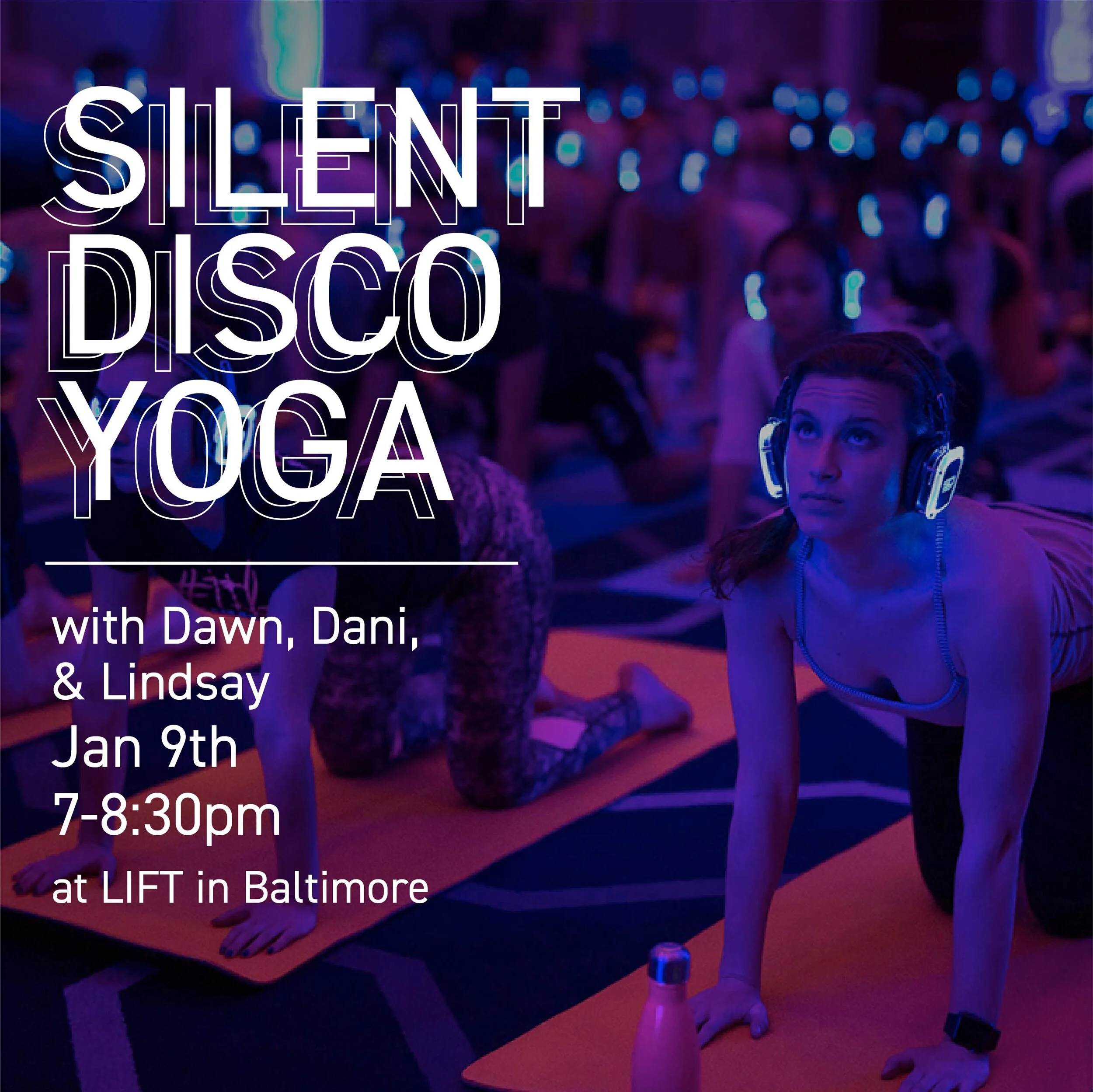 Silent Disco Yoga Class