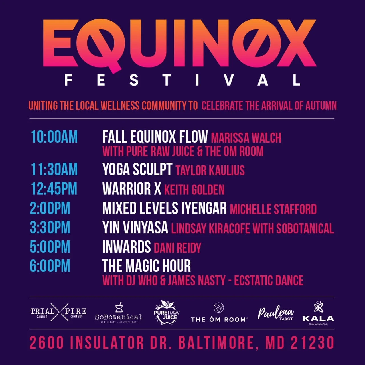 Class Schedule — Yoga With Lindsay