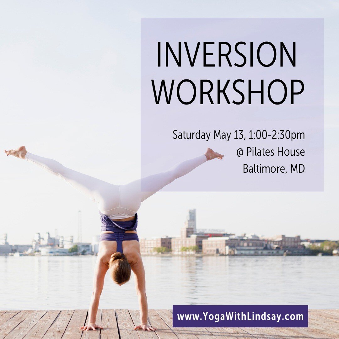 HAPPENING THIS WEEKEND! I've taught this inversion workshop many times over the years and every time it is different. Can't wait to teach it again with my classic tips for those starting inversions and with new tricks for those already practicing inv