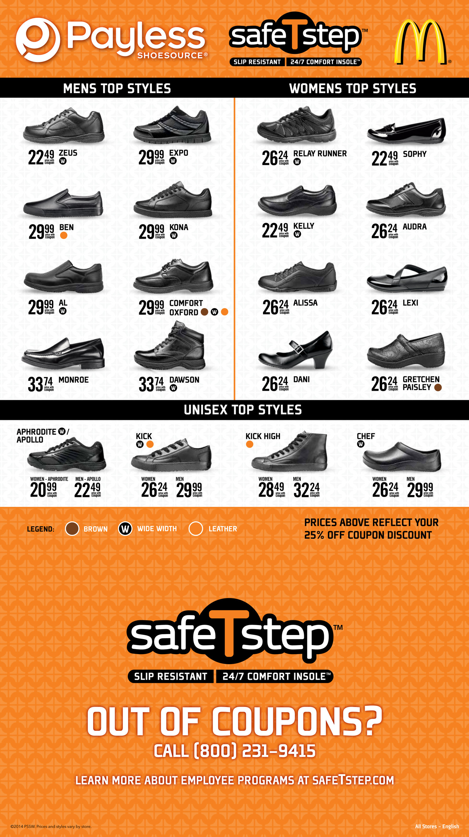 Total 52+ imagen safe t step shoes payless