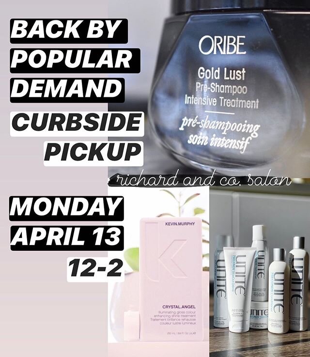 ✨Back by Popular Demand✨
Curbside pick up Monday April 13th from 12-2. Please email @ richardandcosalon@yahoo.com or text 901-233-8994 to place your orders. 
Thank you for your support❤️