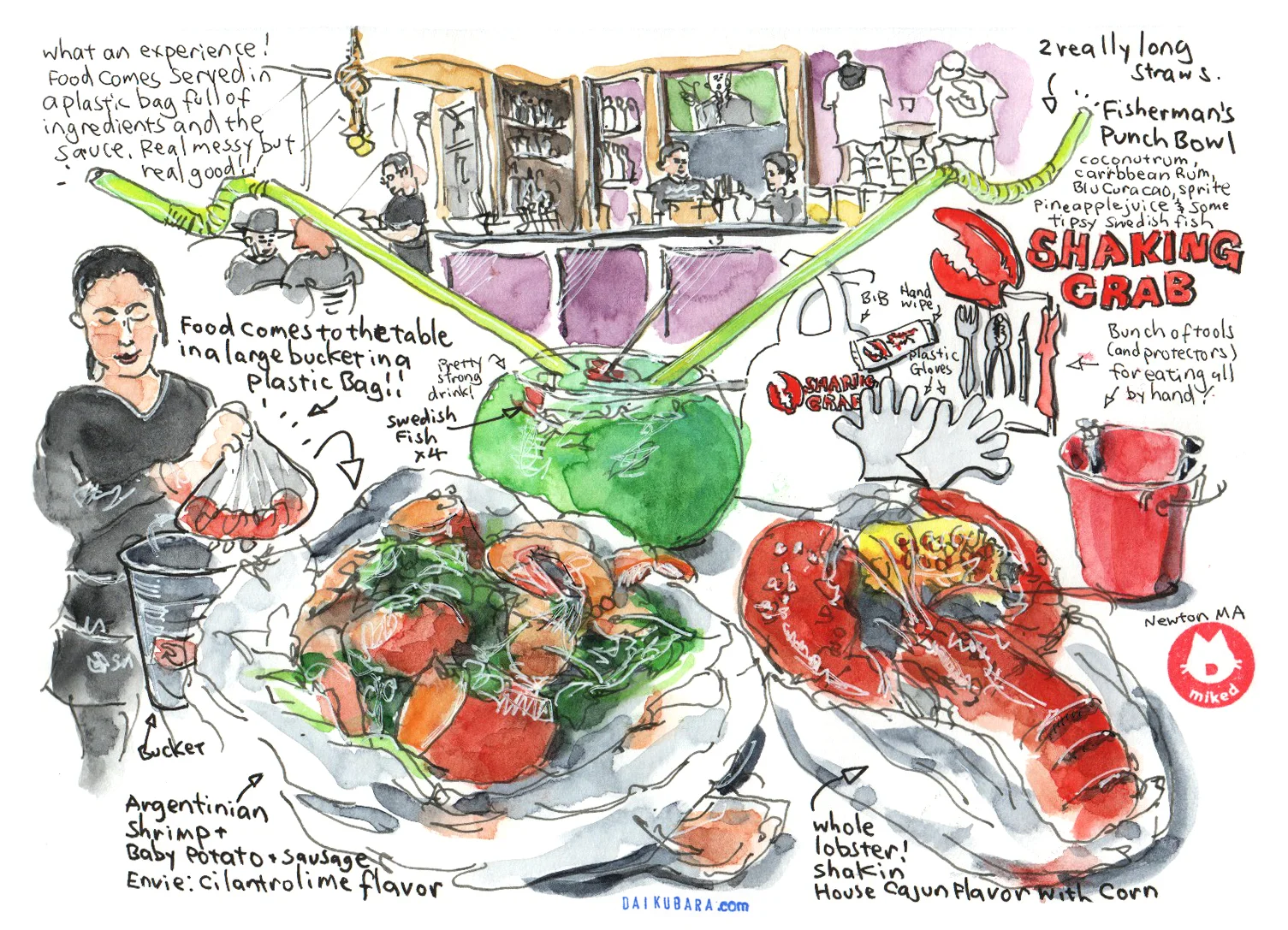 Sketch by Boston-based artist Mike Daikubara: @mikedaikubara