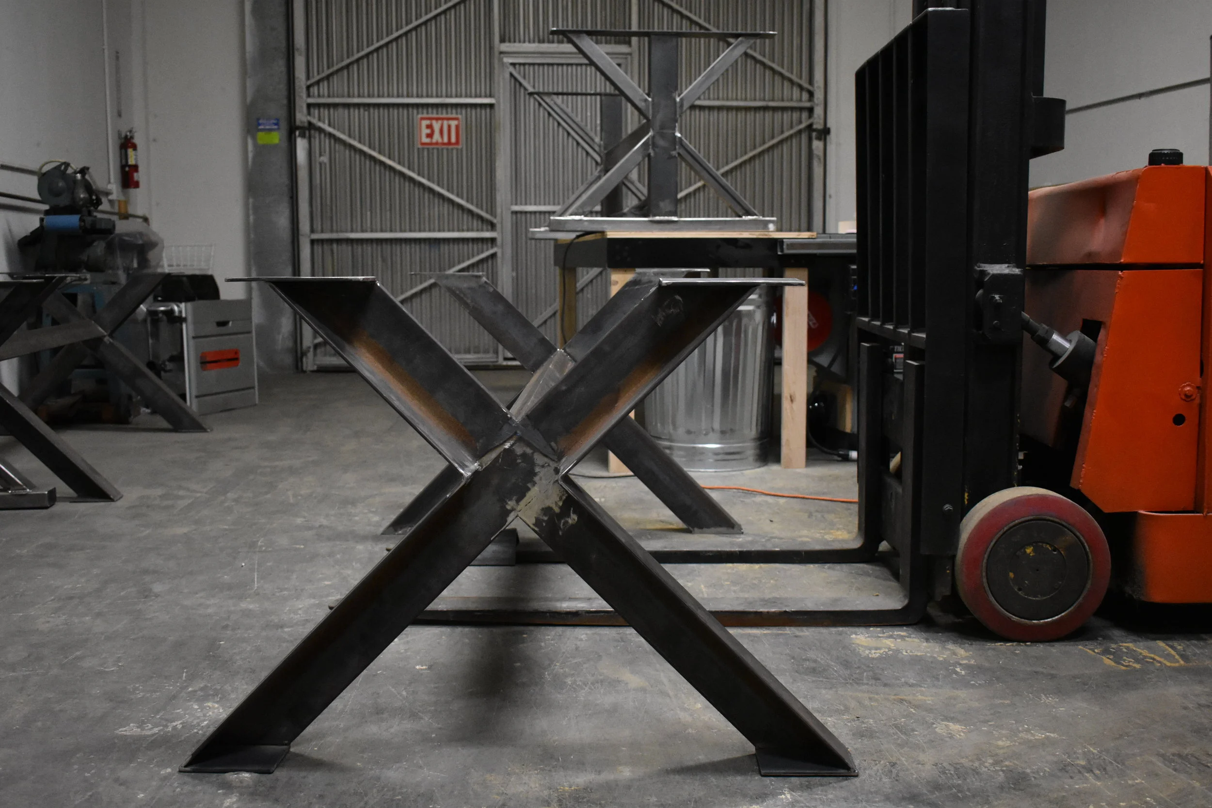  Getting our Industrial Table Bases ready for powdercoating 