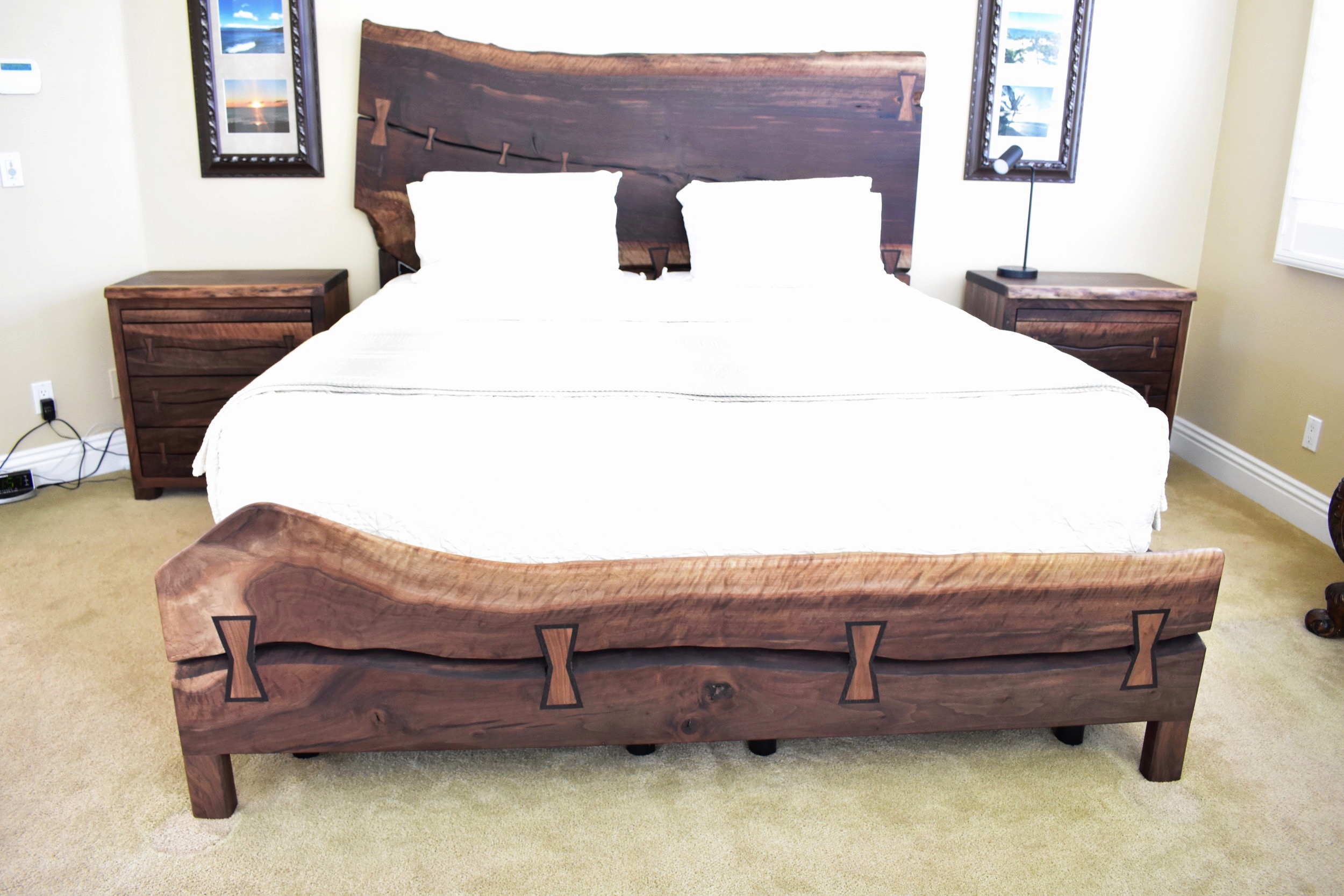 Live Edge Bed Frame 