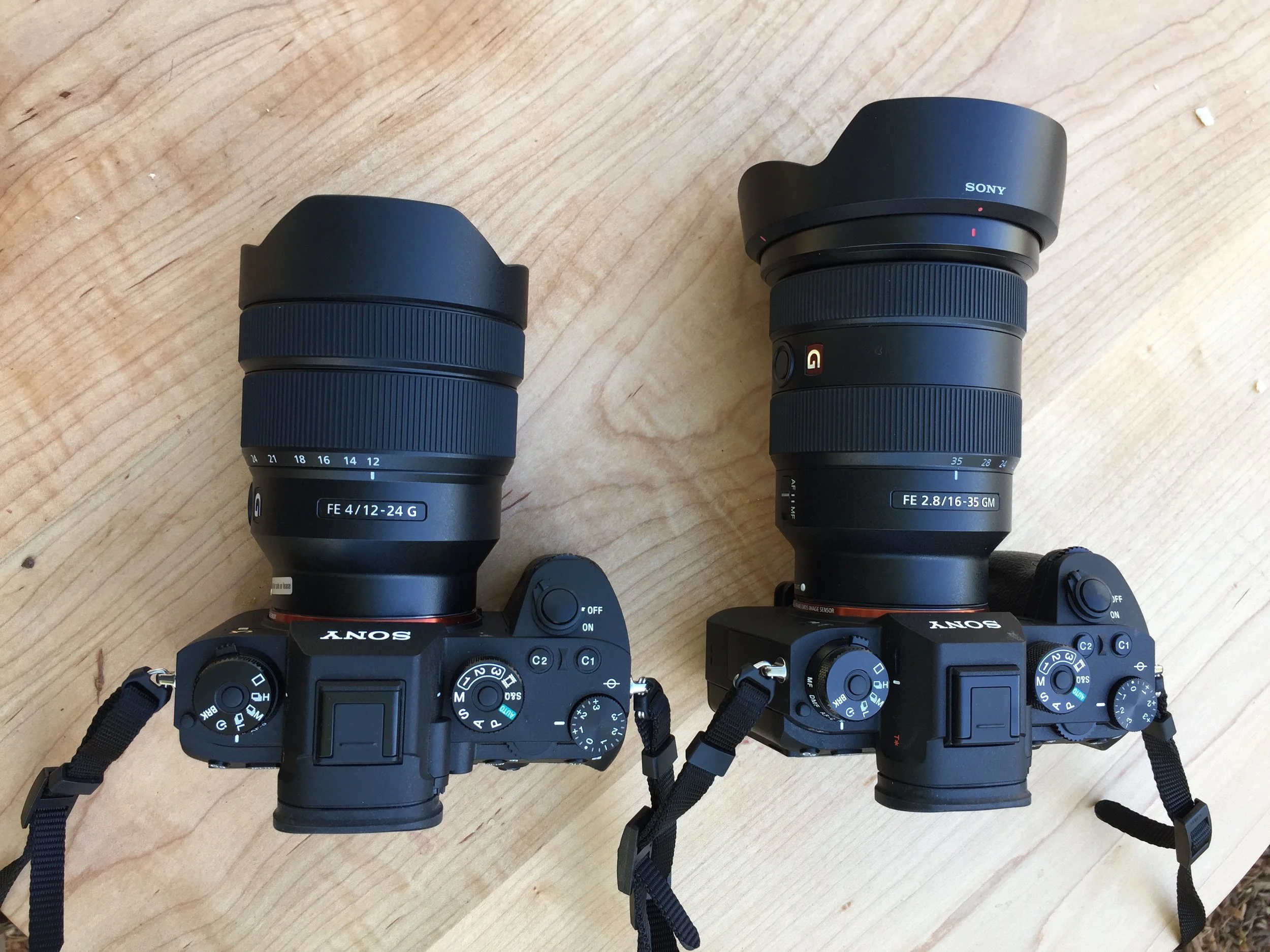 Sony A9s with the new 12-24mm f4 and 16-35mm f2.8