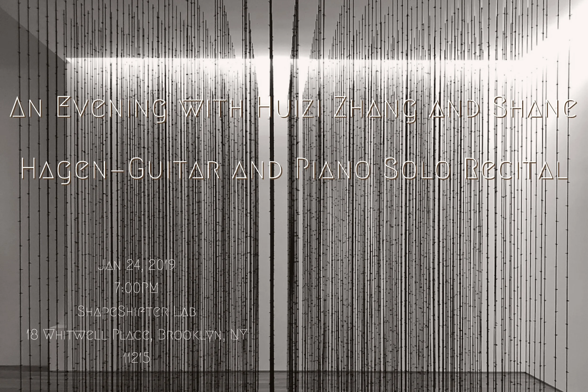 An Evening with Huizi Zhang-- a minimalism piano solo recital