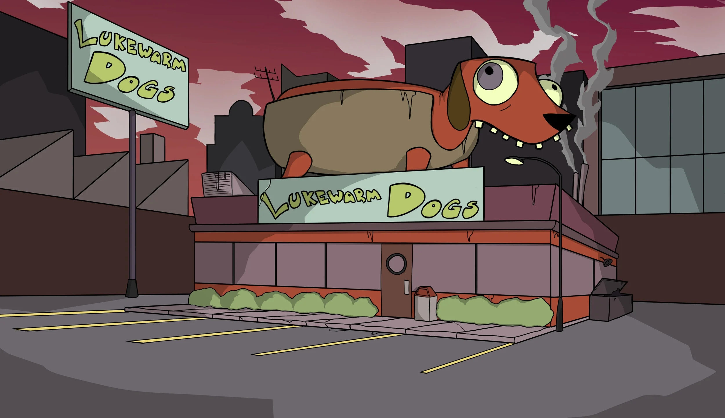 This was drawn to emulate the style of the TV show/comic book Invader Zim.