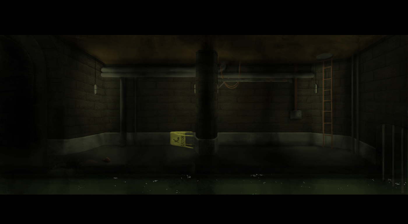 This is an environment from an indie point-and-click game I'm helping with called A Poison Green.