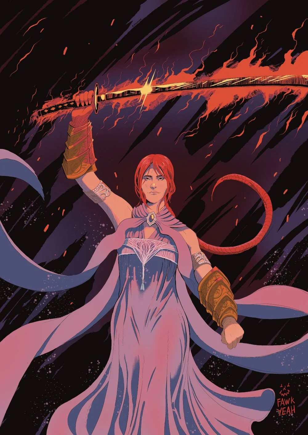 Elden Ring - Blood flame Blade