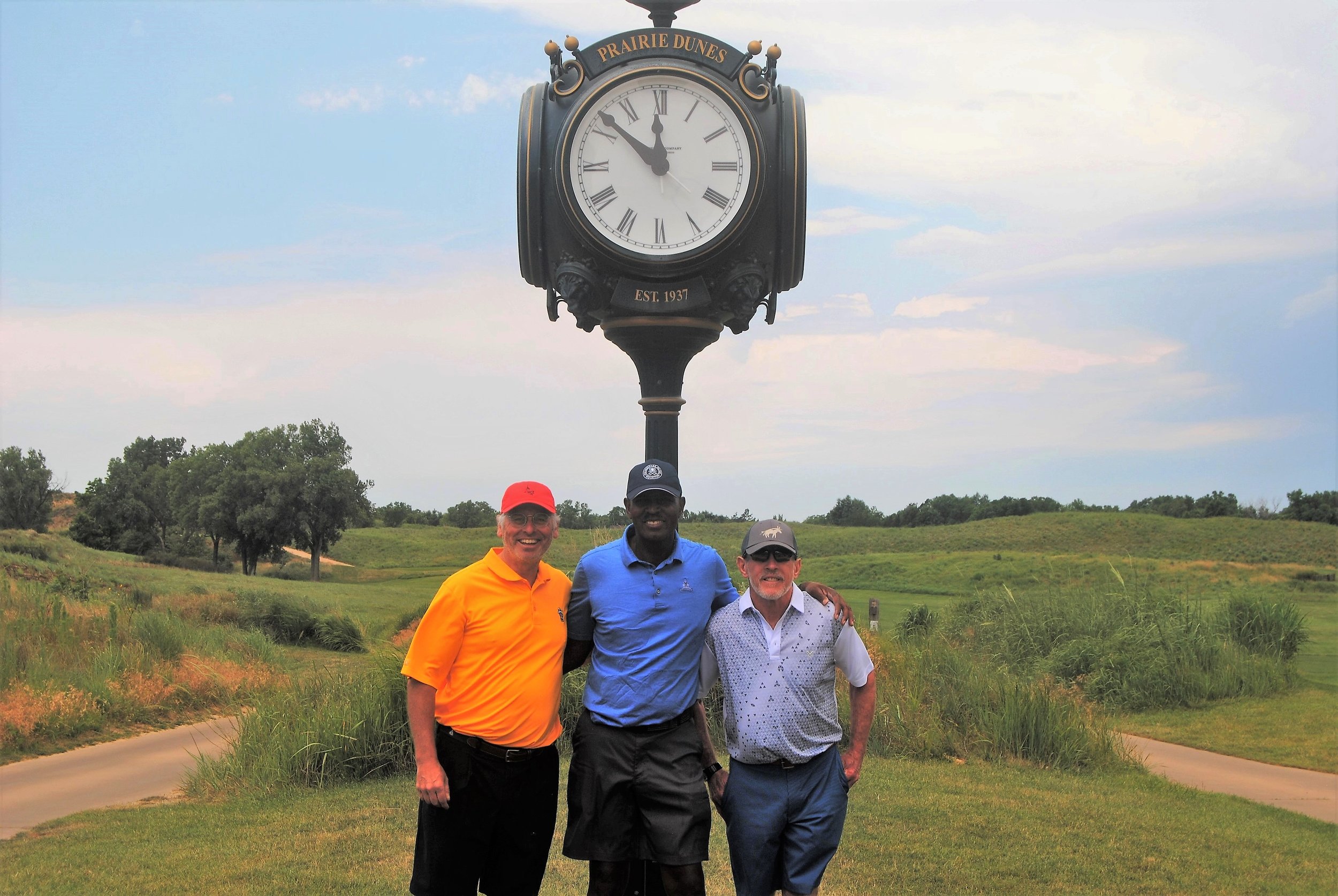 Dave, Me, and David following our round at Prairie Dunes