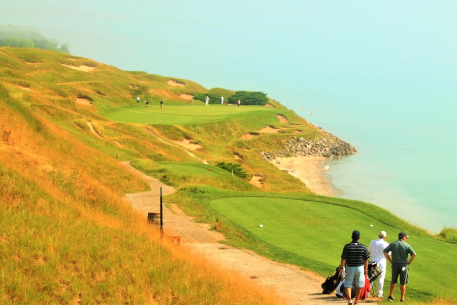 The Par 3 seventh hole.