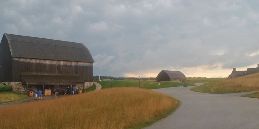 Dark clouds looming.