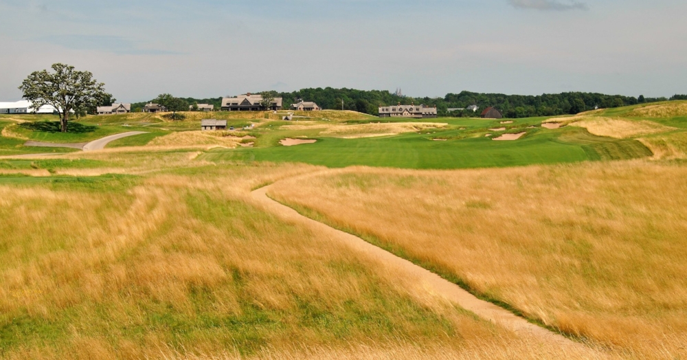 The finishing hole at Erin Hills