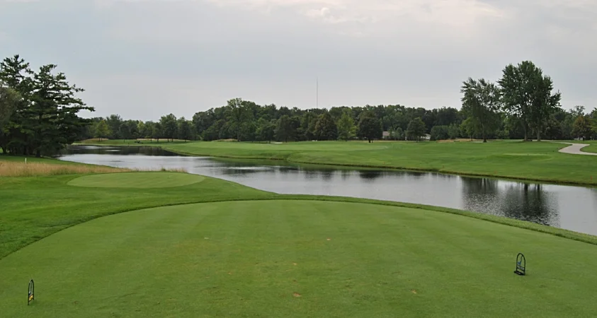 The 8th hole.