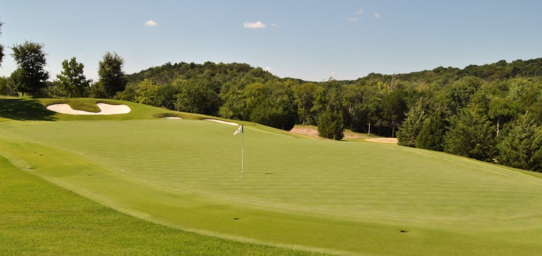 Another birdie opportunity squandered. Walter's ball is the one closer to the hole. He made the putt. I didn't.