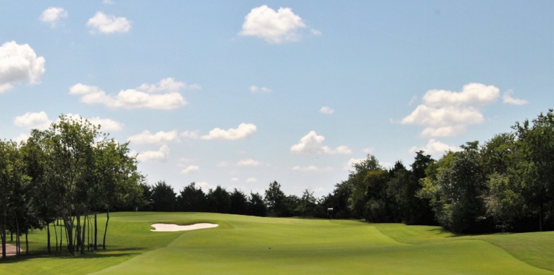 The approach to the 16th green.