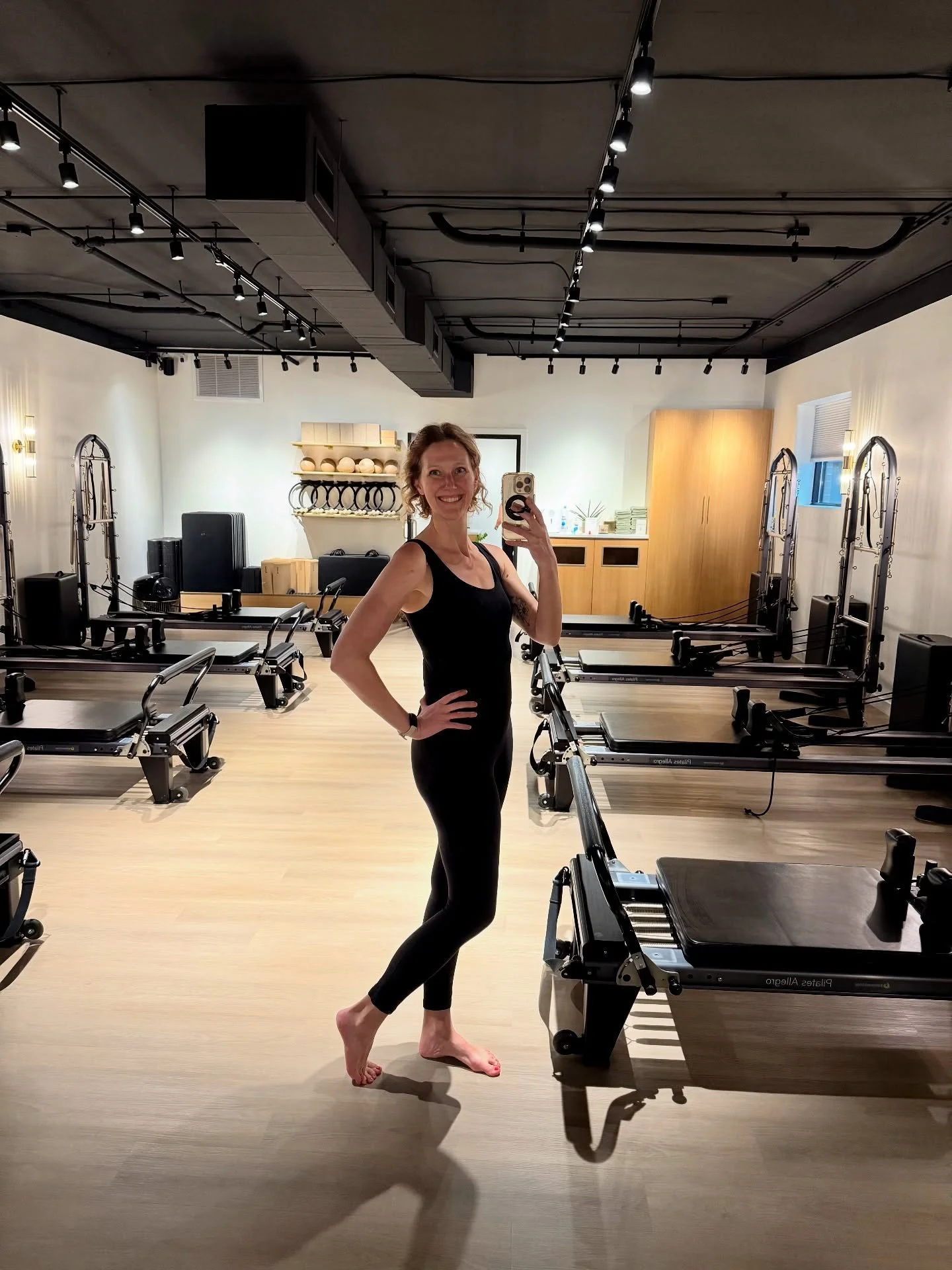 I went to my first reformer Pilates class in April at @goldlionpilates. It was the same feeling I had after my first yoga class &mdash; how am I just now discovering this?? Yoga changed my life. Physically. Spiritually. Mentally. It taught me form, d