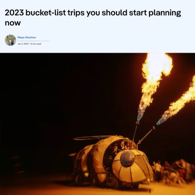 LP: 2023 bucket-list trips you should start planning now
