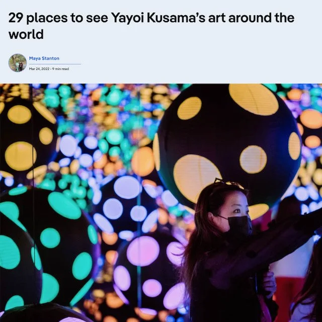 Lonely Planet: 29 places to see Yayoi Kusama’s art around the world