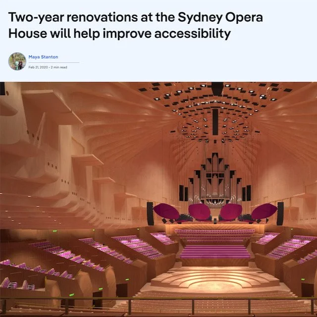 Lonely Planet: Two-year renovations at the Sydney Opera House will help improve accessibility