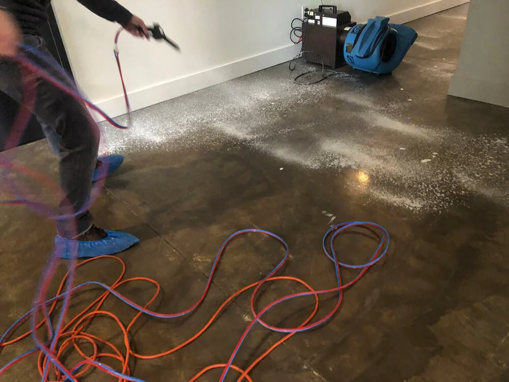 Restorz exclusive two-step disinfectant process can be performed after hours at your commercial facility.