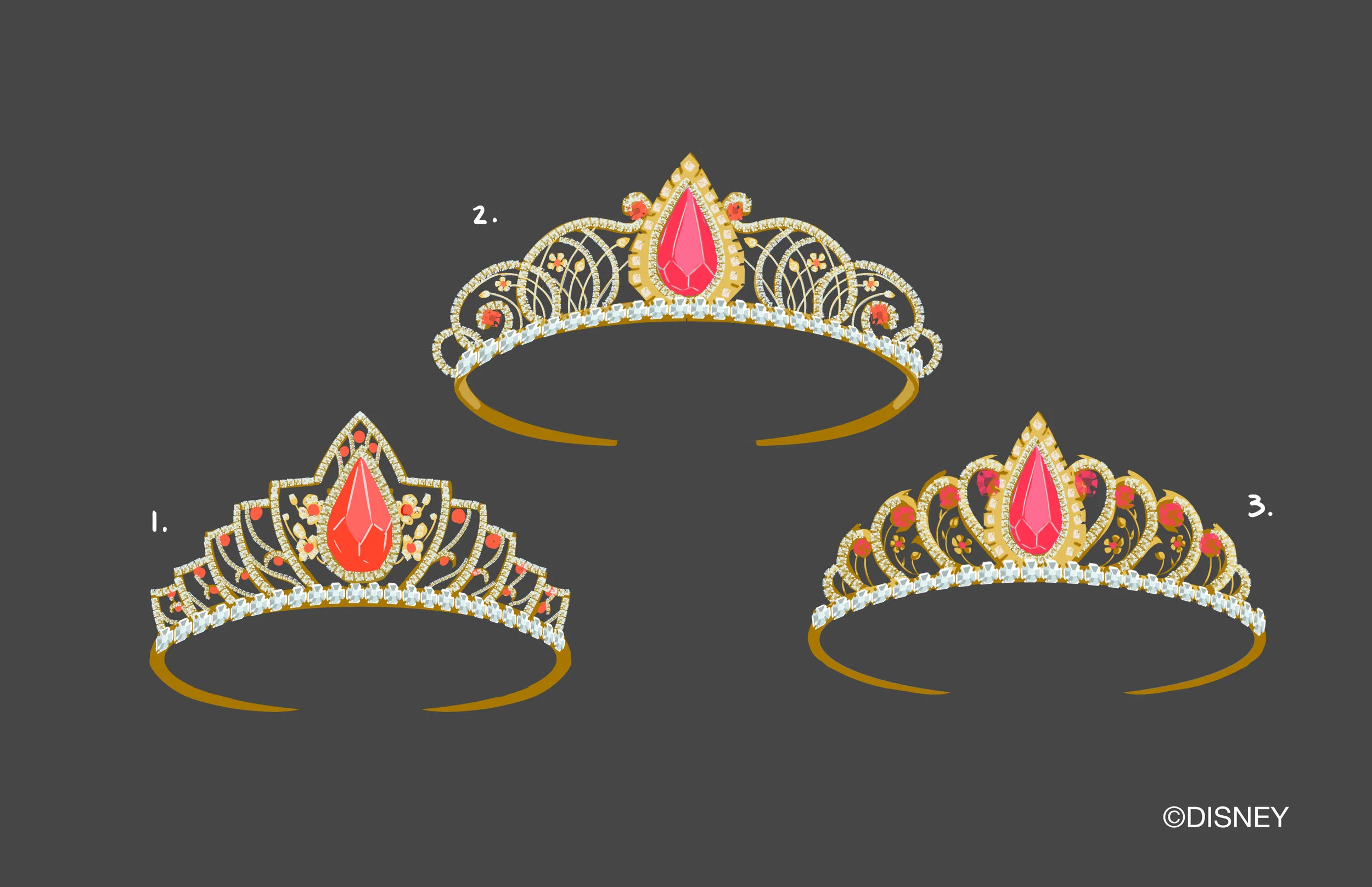 Development for Elena's tiara.