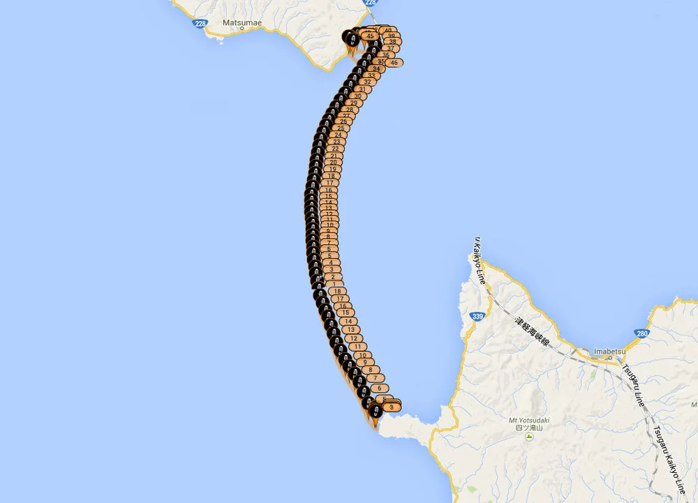 A perfect map of a crossing