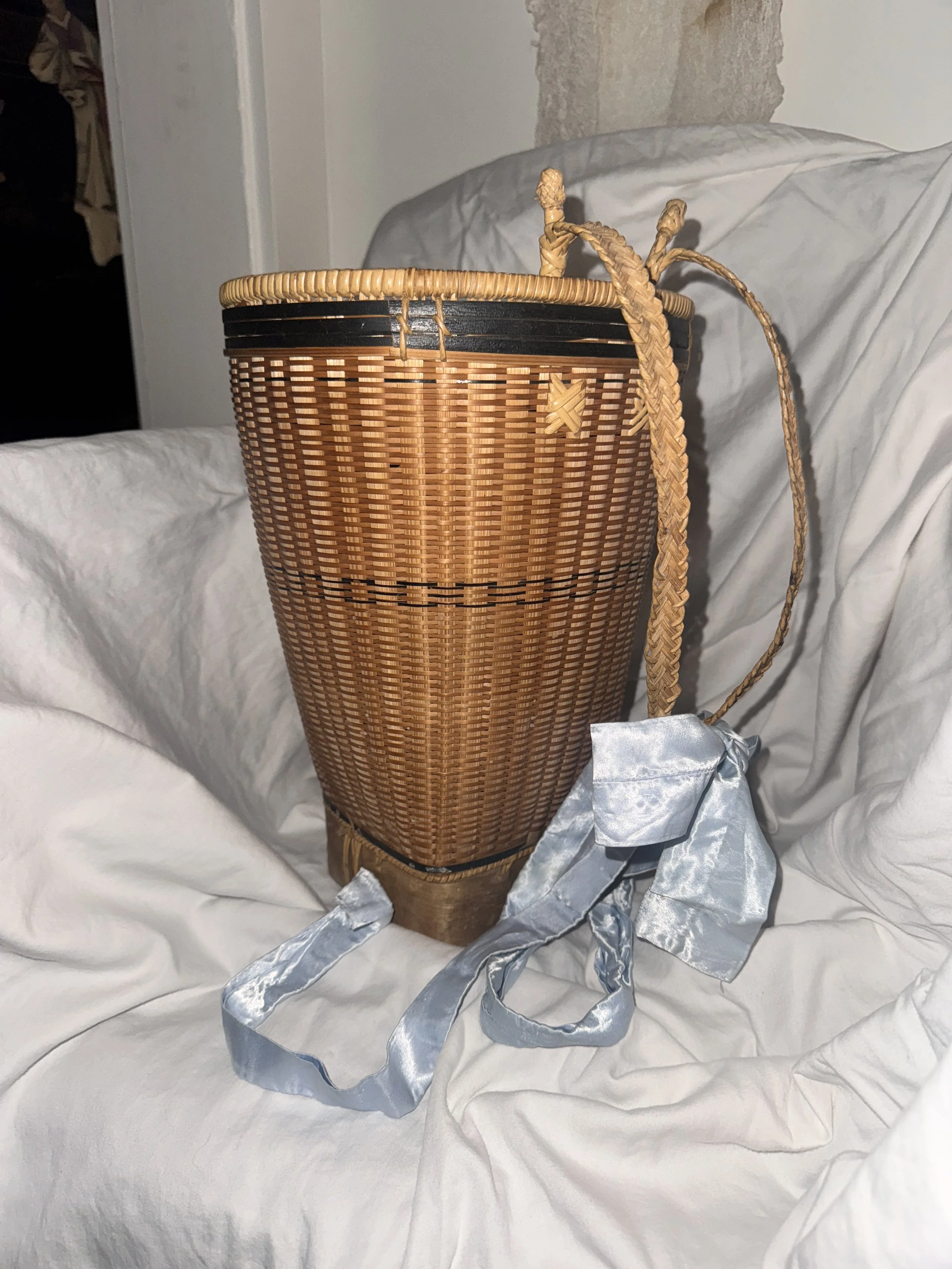 Antique Japanese Fishing Basket