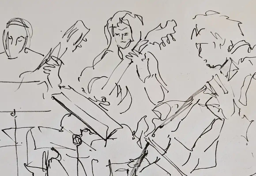 Bach in the Dark - Music for two guitars and cello