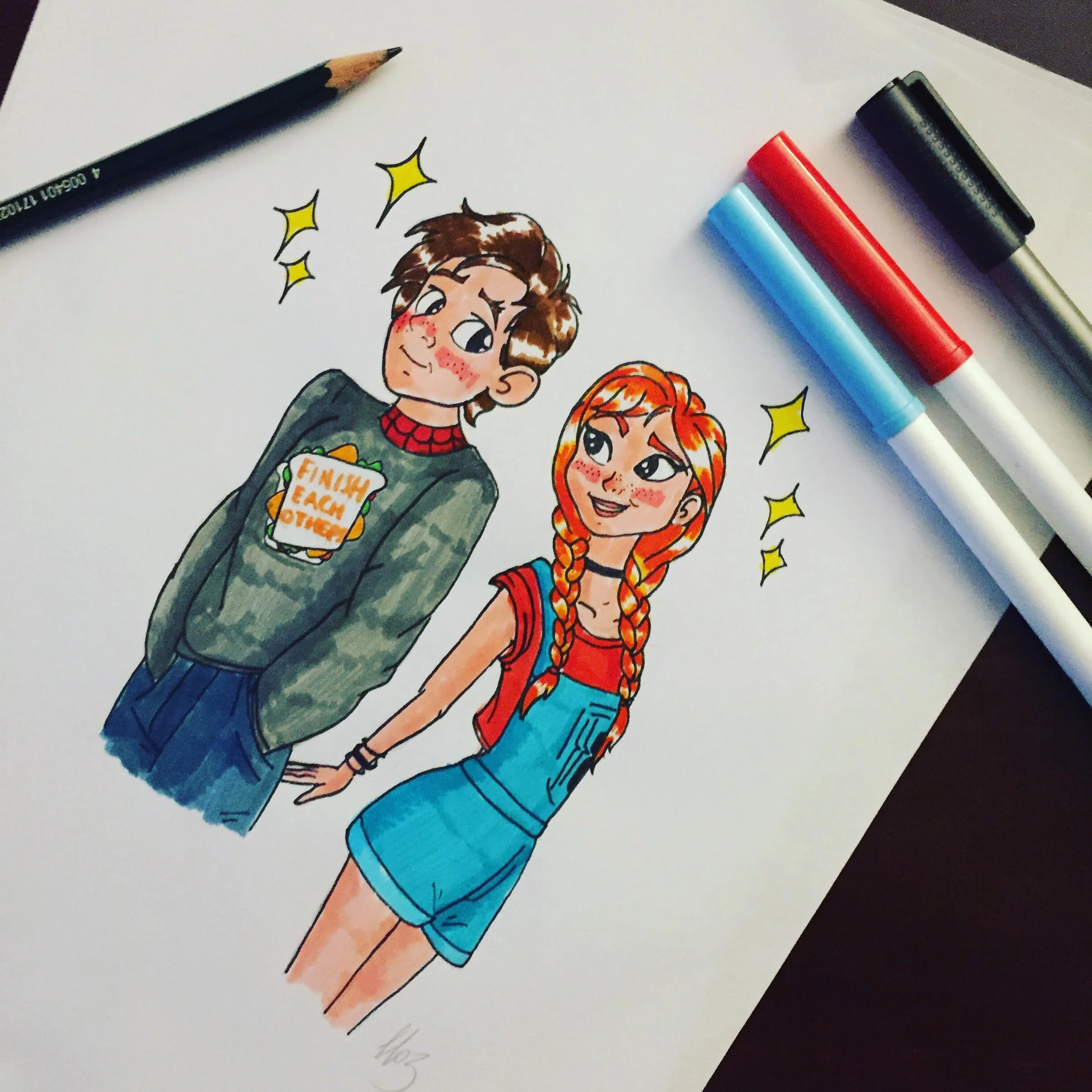 Peter Parker meets Anna - By Hollie Newman