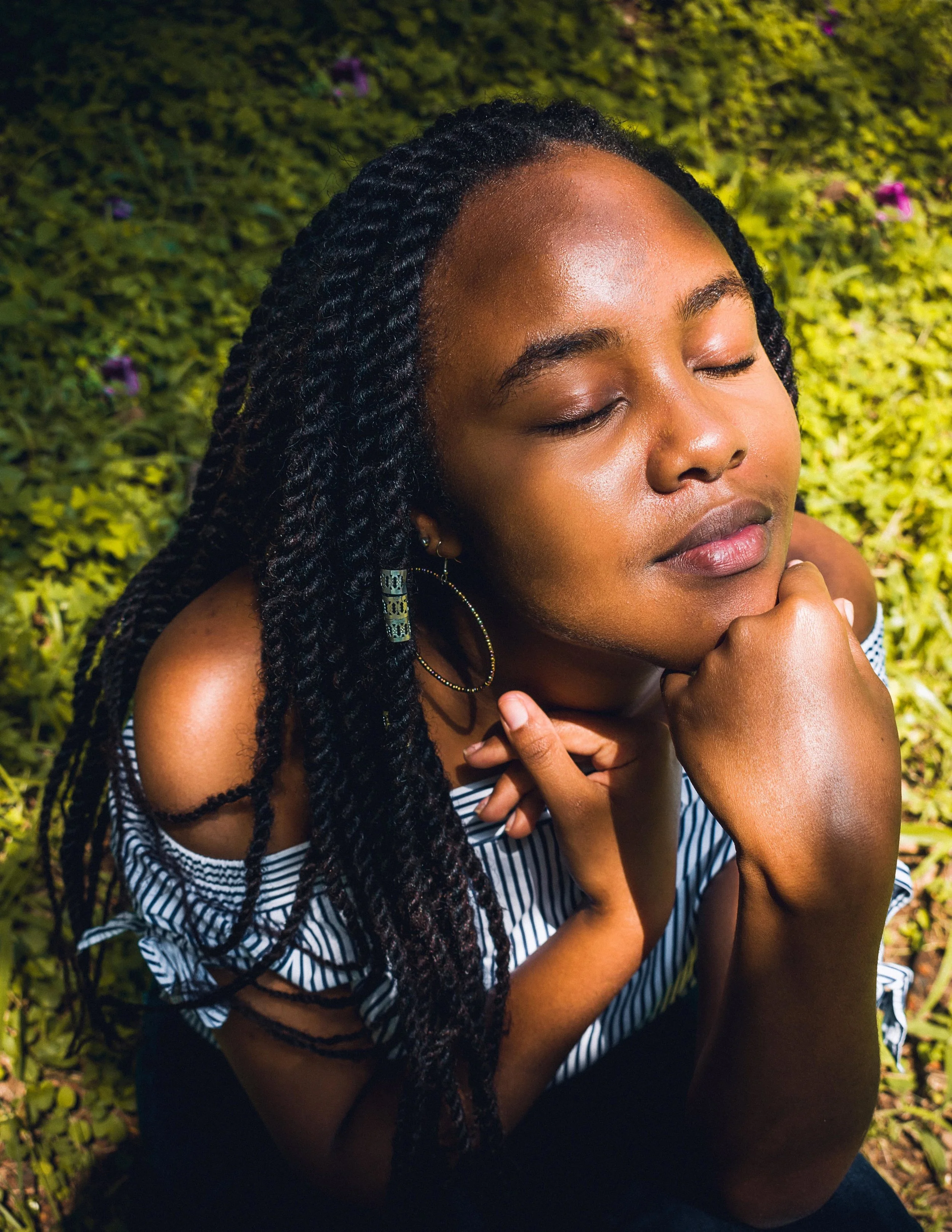 Are-you-an-HSP?-HSP-counselling-Melbourne-dreamy-young-woman-with-long-braids-and-eyes-closed