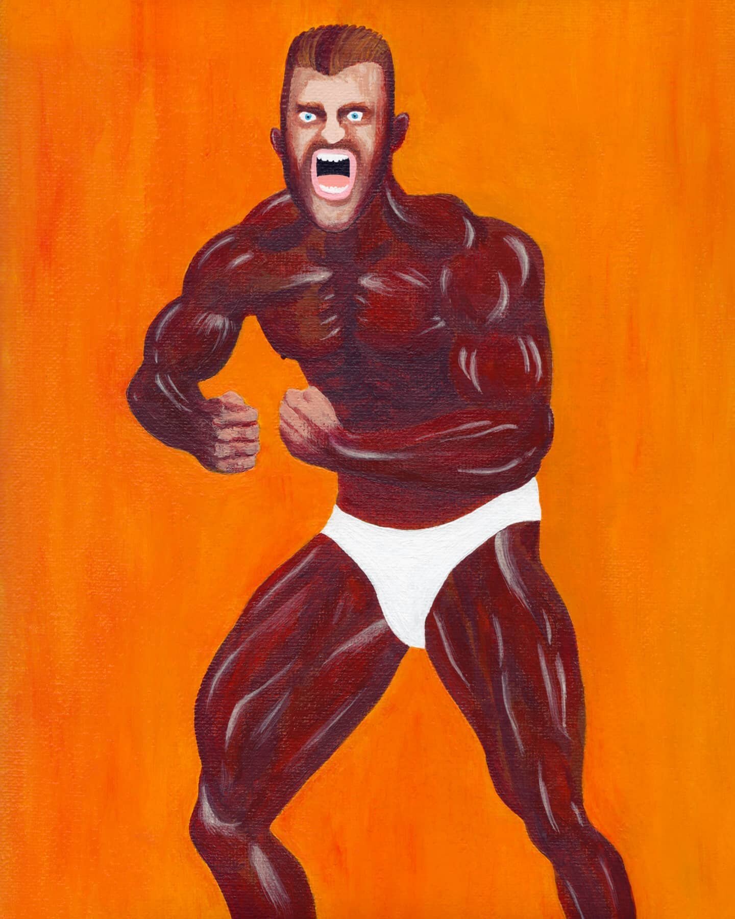 💪🏿👹 - sold
#bolamegaard#bodybuilder#fanart#bjarnemelgaardlooklike