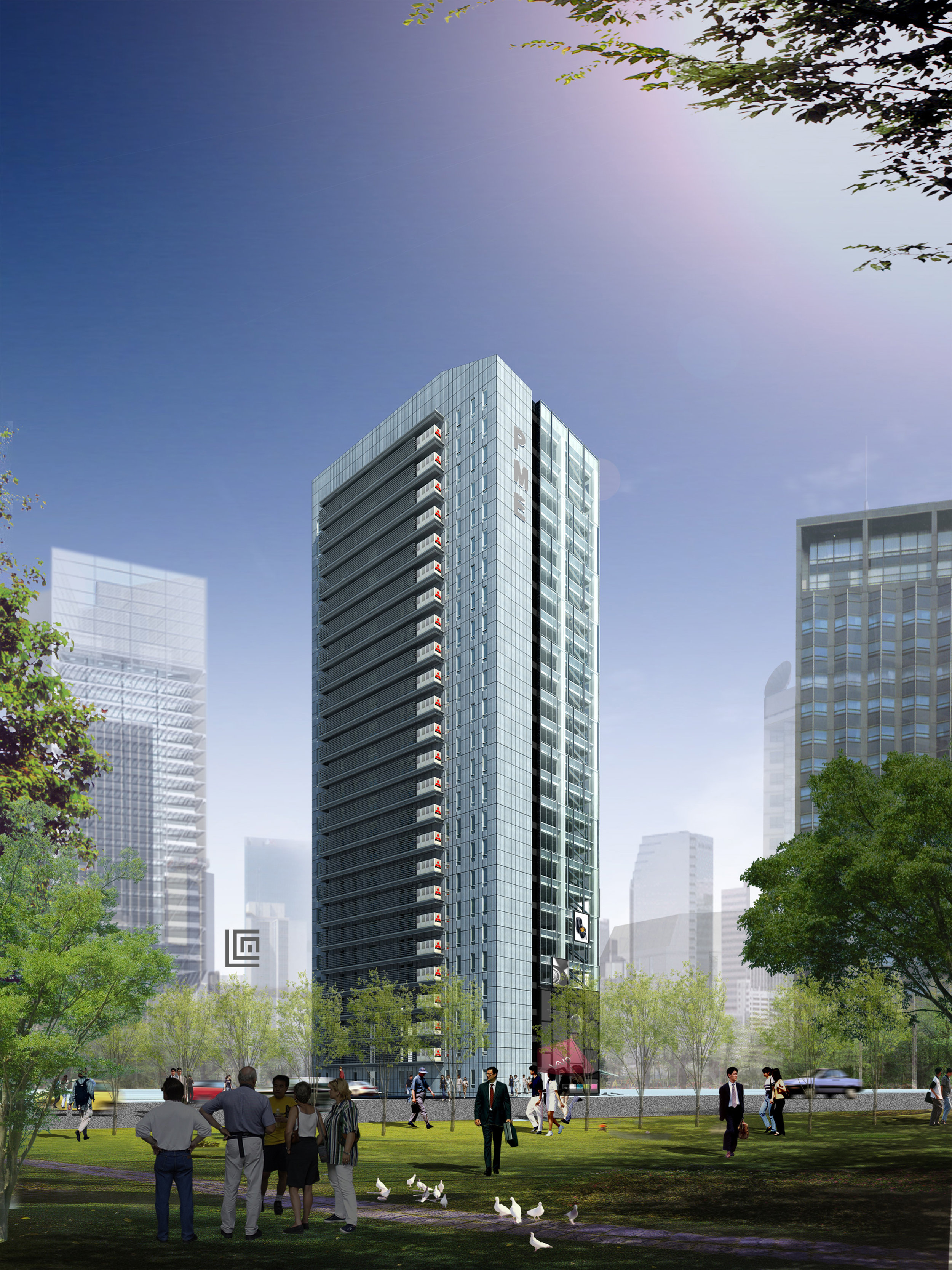 03 緬甸 仰光 PME22層鋼骨辦公大樓 2014-2015.jpg