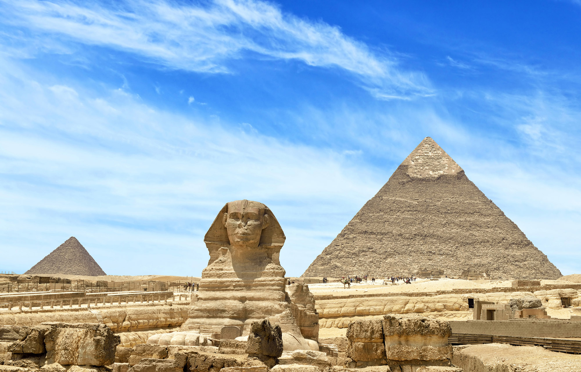 Pyramids & Sphinx Giza Cairo