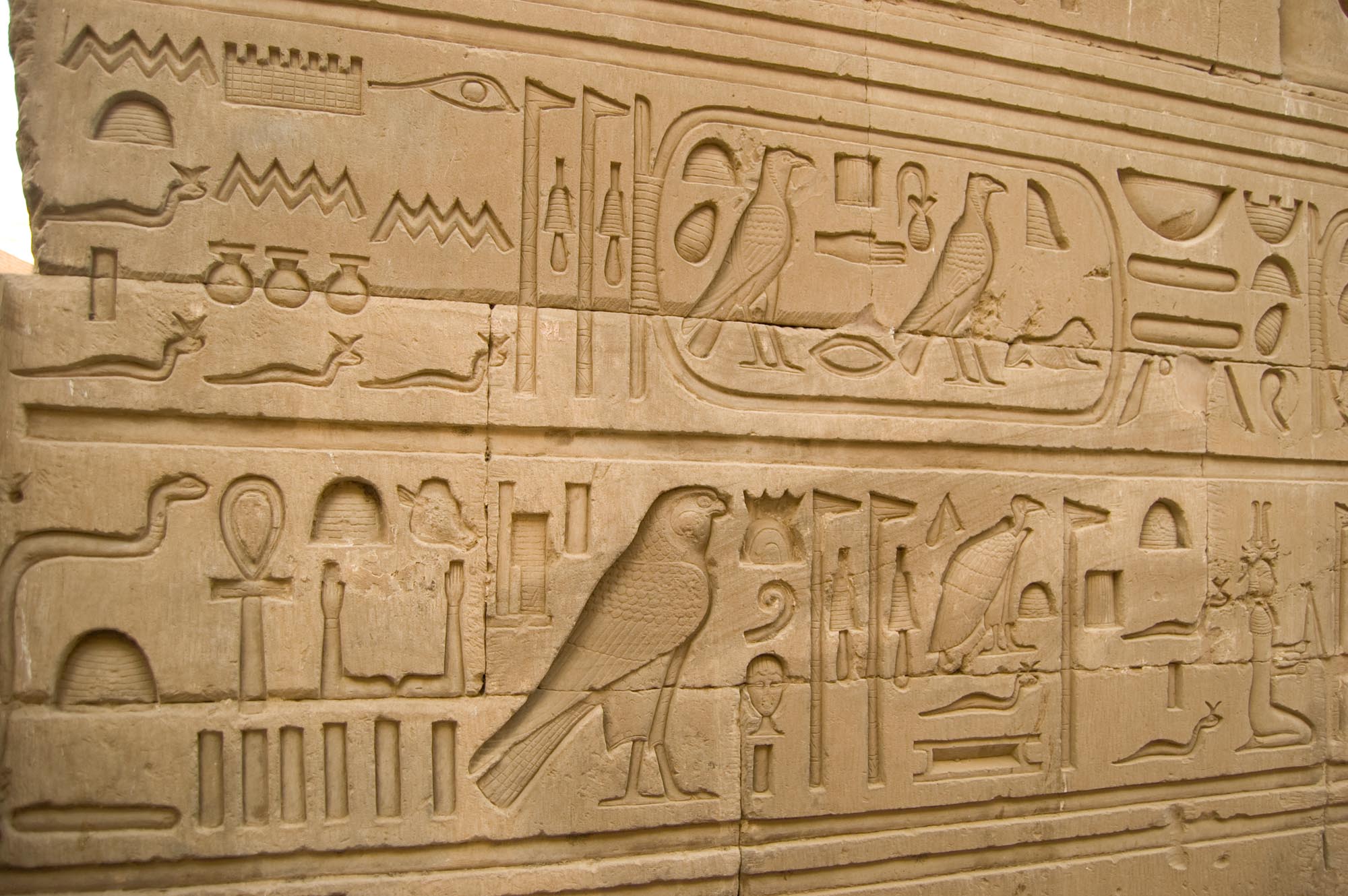 Hieroglyphics Aswan Egypt