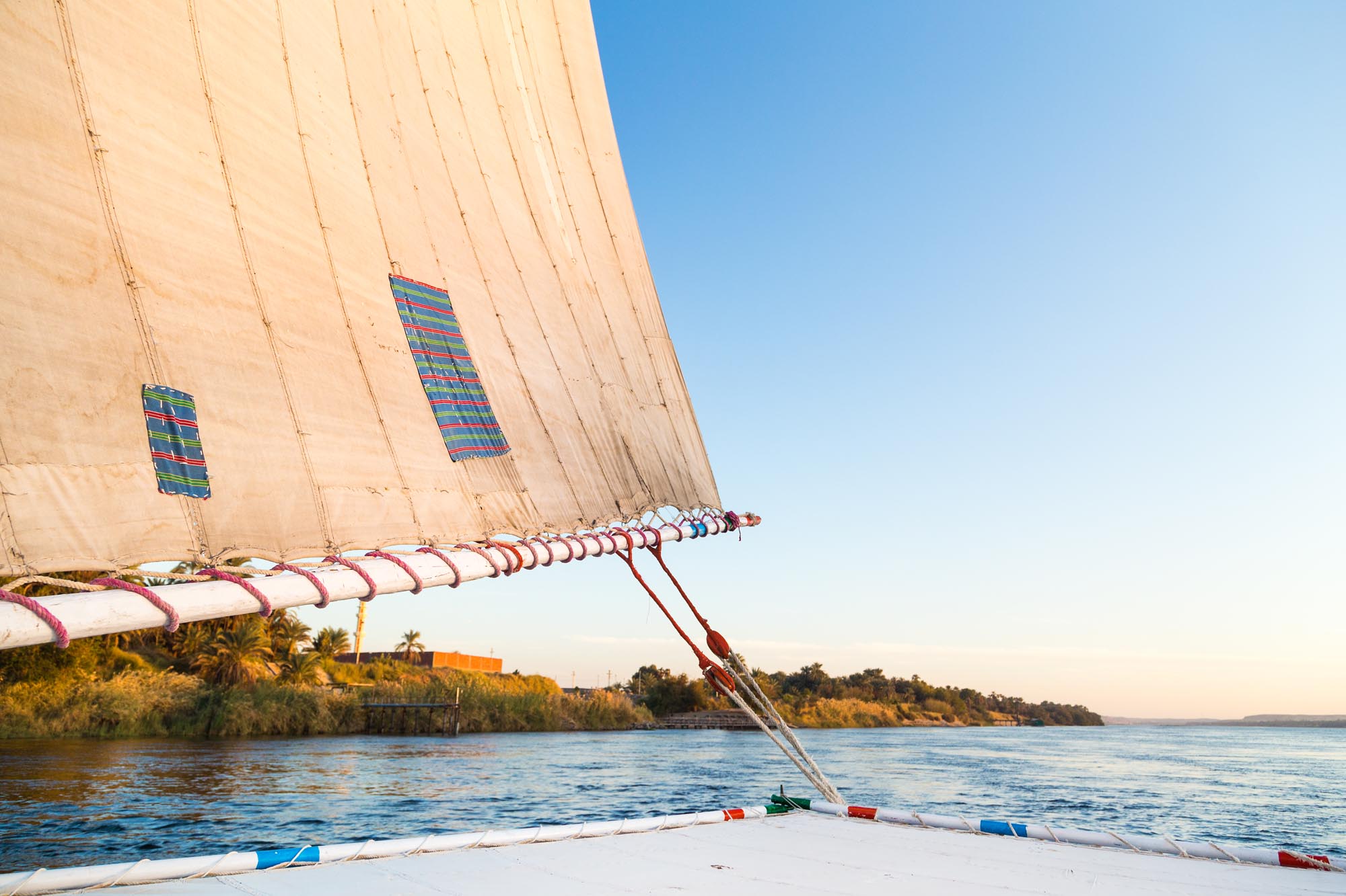 Sailing Boat on the River Nile