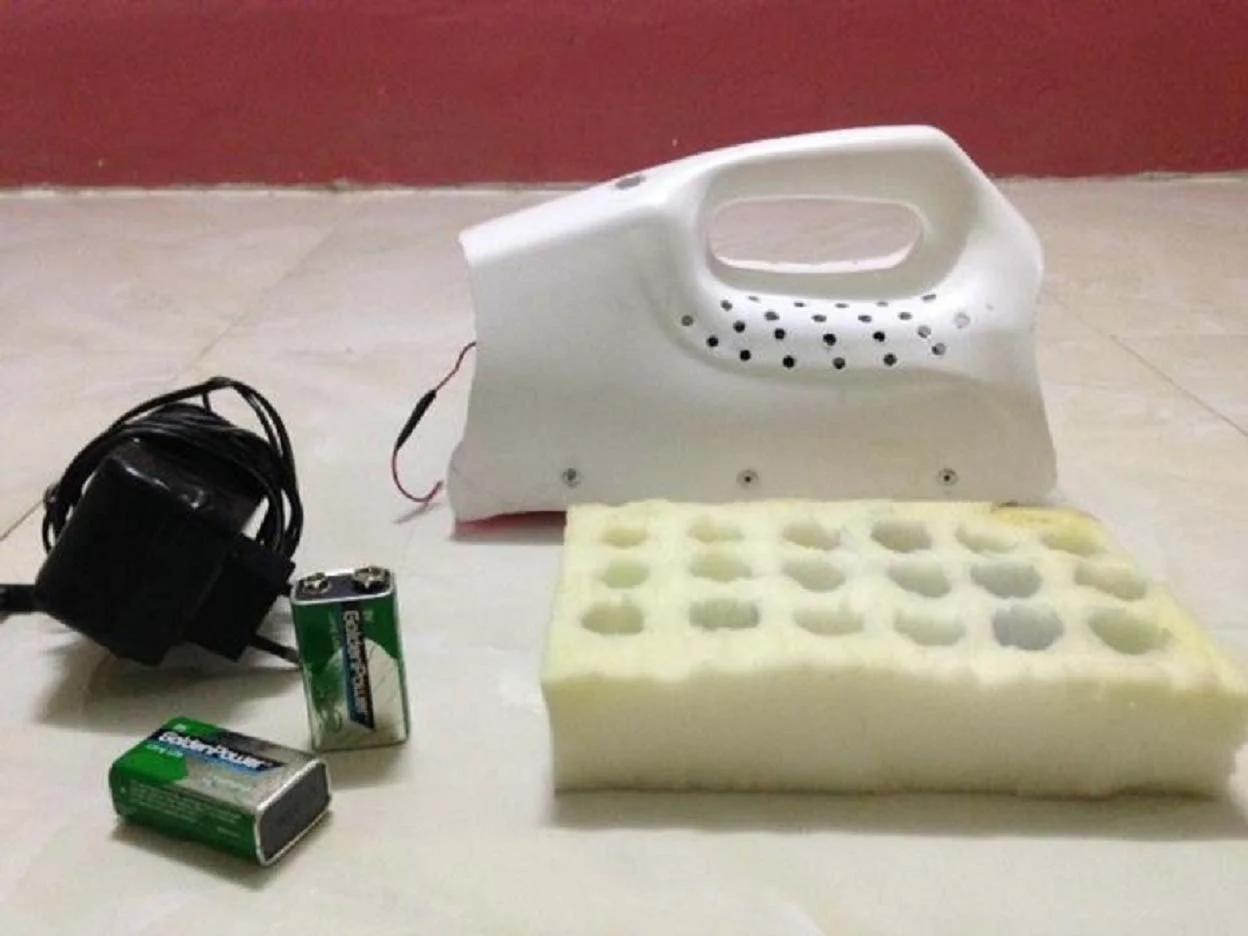 Bên trong sản phẩm khăn lau bảng thông minh. Ảnh: NVCC.