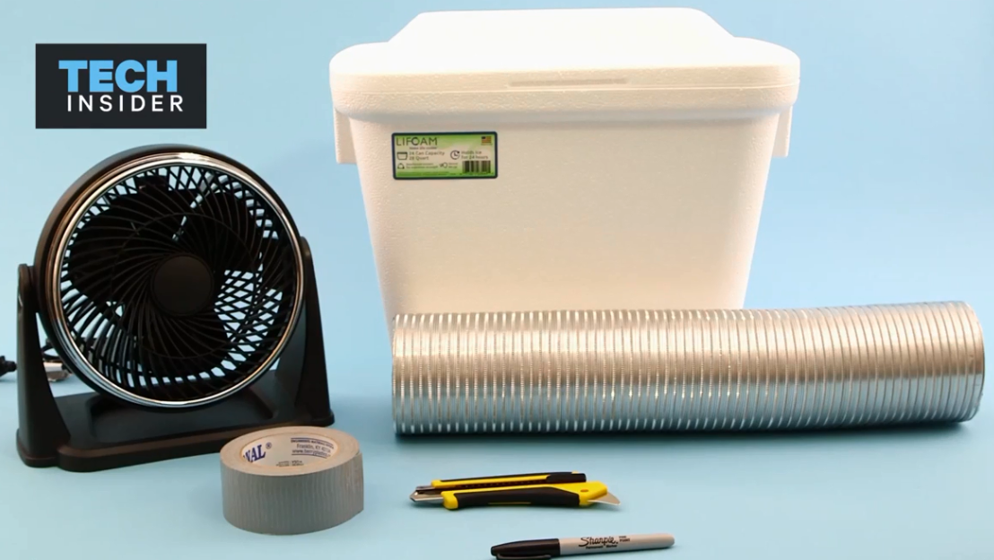 Chế một chiếc máy lạnh trong 15 phút