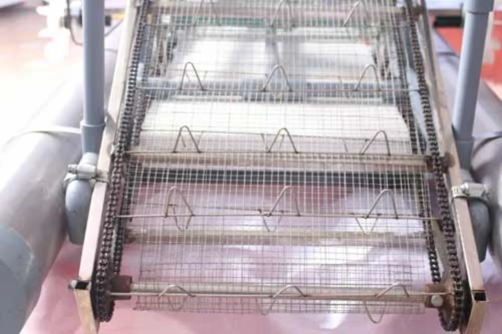 Bộ phận tời rác. Ảnh: Nhật Tuấn.