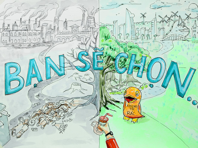 MS-035: 10 bức tường ở các quận trung tâm TP.HCM sẽ được "thay áo mới" bằng các bức hoạ