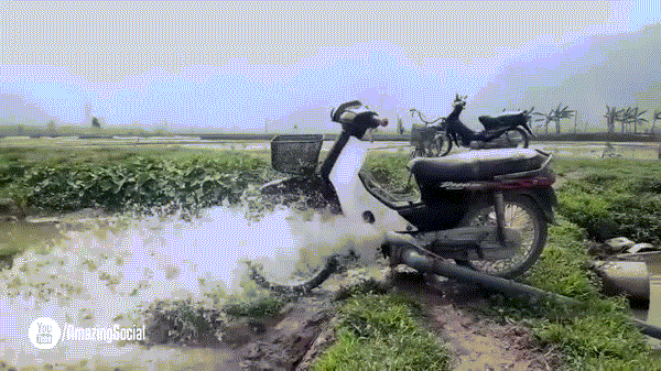 Máy bơm nước 'Giấc mơ' của hãng Honda.