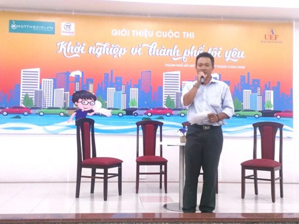 Đại diện Ban tổ chức công bố nội dung cuộc thi.