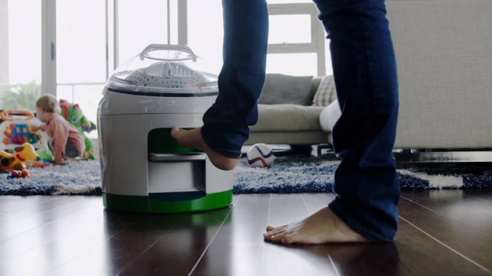 Chiếc máy giặt chạy bằng ‘chân’