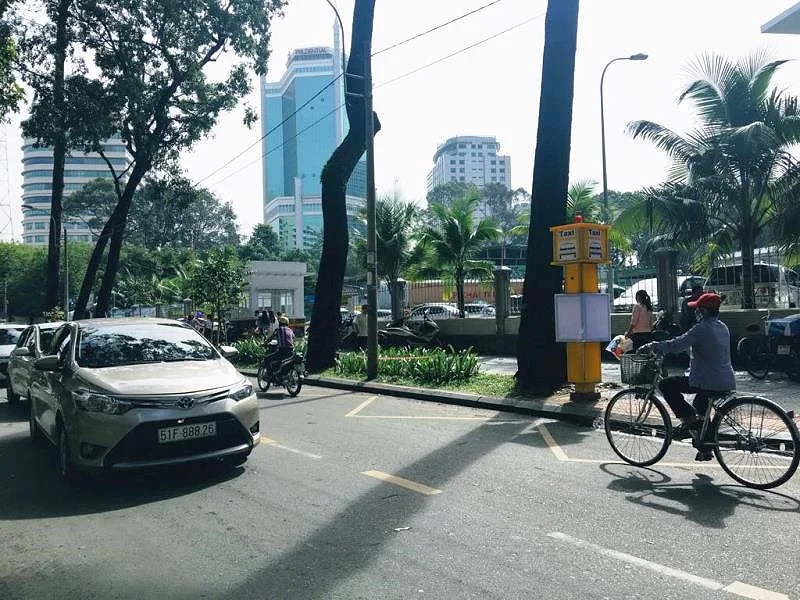 TP.HCM thí điểm điểm đón taxi cố định từ ngày 8/8