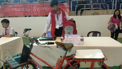 Xe đạp thông minh của học sinh TP.HCM giành giải Nhất tin học trẻ toàn quốc