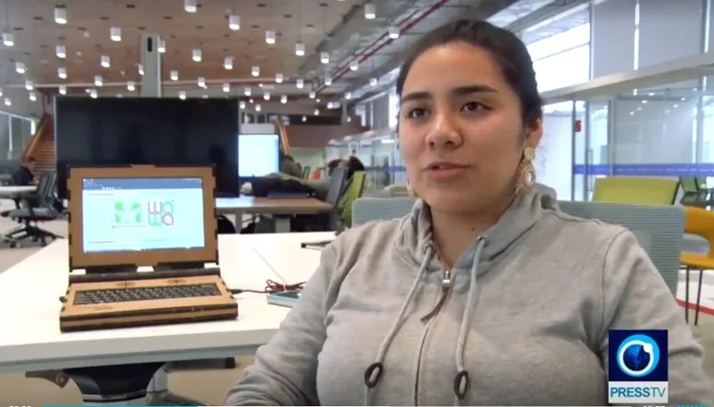 Nữ sinh chế tạo laptop gỗ, học sinh nghèo cũng có thể sử dụng