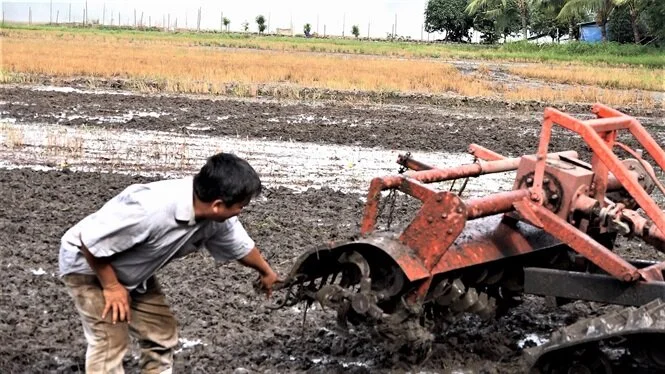 Máy có thể xới đất nhuyễn theo ý muốn.