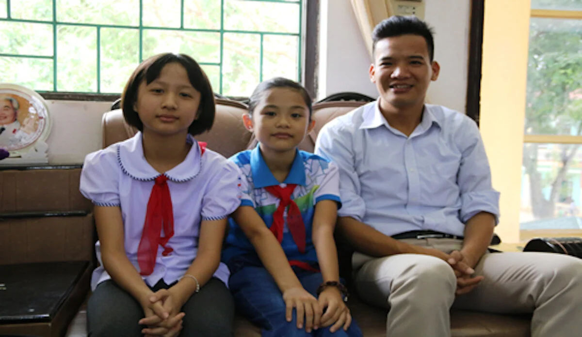 Ý tưởng máy thu bão trong lòng đất của hai nữ sinh nhí 